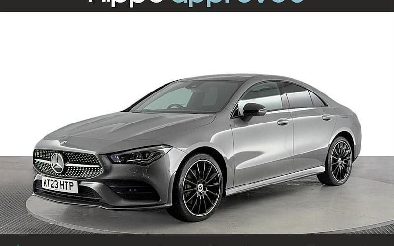 Grey Used 2023 Mercedes CLA250e AMG Line Premium Plus Sedan | £25,820 (Fair price) - Image 1/4