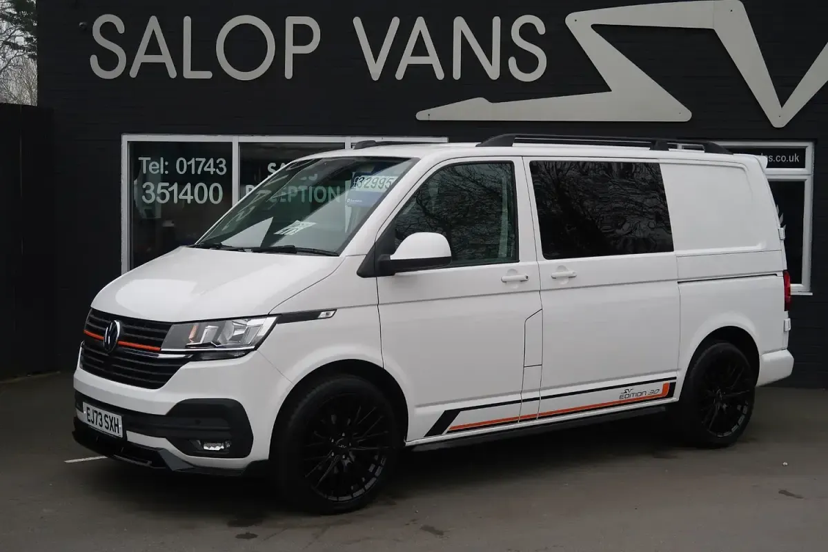 Used VW T7 Highline 150 HP (110 kW) 2024 White Van