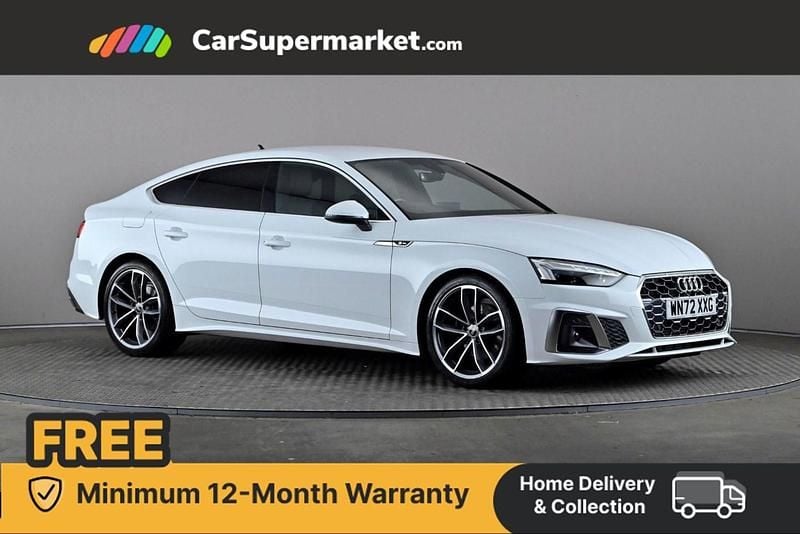 White Used 2022 Audi A5 S-Line Coupe | £24,197 (Good price) - Image 1/4