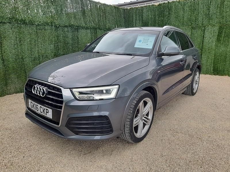 Begagnad Audi Q3 S-line plus 184 HK (135 kW) 2016 Grå SUV