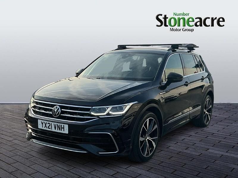 Used VW Tiguan R-line 150 HP (110 kW) 2021 Black SUV