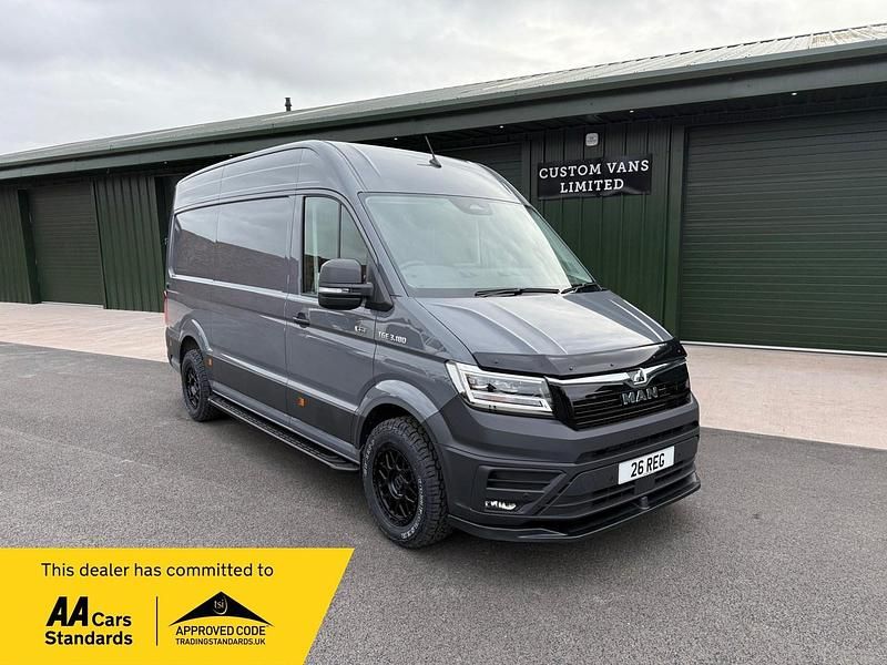 New MAN TGE 2026 Grey Van