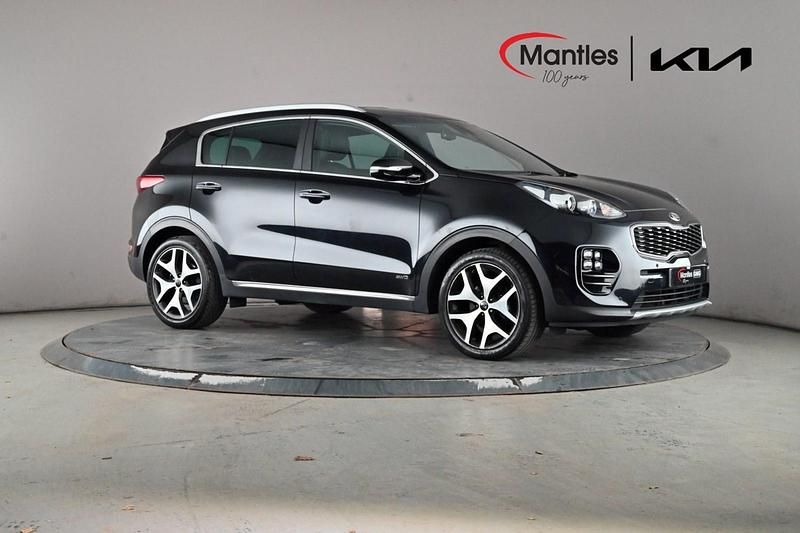 Used Kia Sportage GT-Line 174 HP (127 kW) 2016 Black SUV