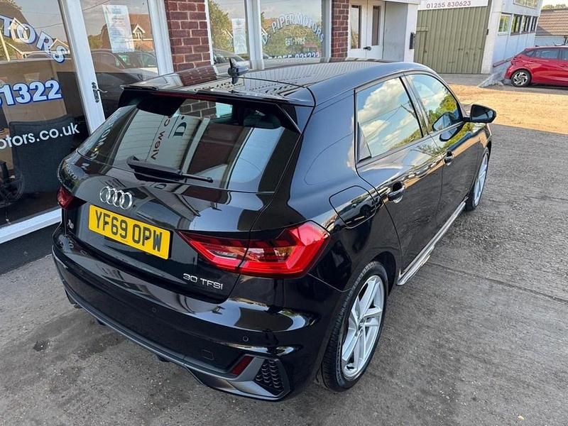 Used Audi A1 Sportback S-Line 110 HP (80 kW) 2019 Black Hatchback