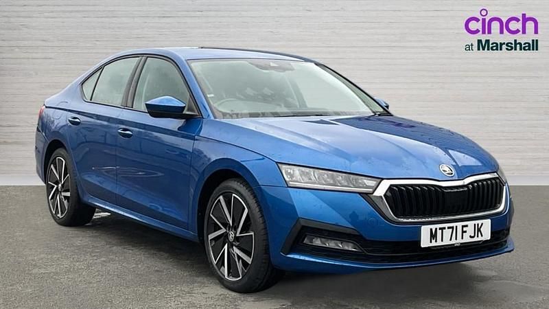 Used Skoda Octavia SE Technology 204 HP (150 kW) 2021 Blue