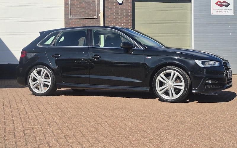 Used Audi A3 Sportback S-Line 150 HP (110 kW) 2016 Black Hatchback