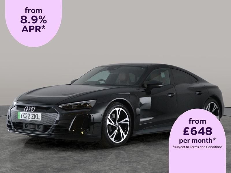 Black Used 2022 Audi e-tron GT quattro Advanced Sedan | £38,611 (Good price) - Image 1/3