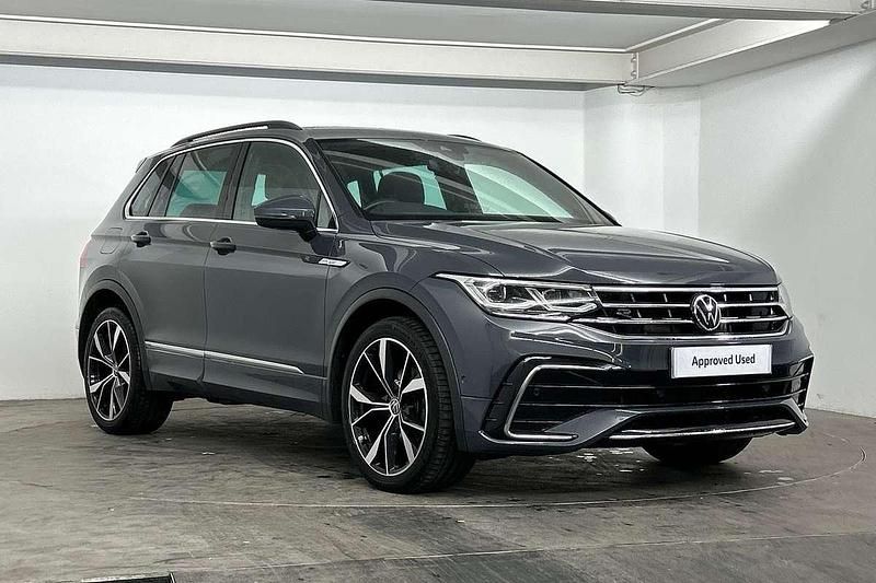 Grey Used 2023 VW Tiguan R-line SUV | £28,495 (Fair price) - Image 1/4