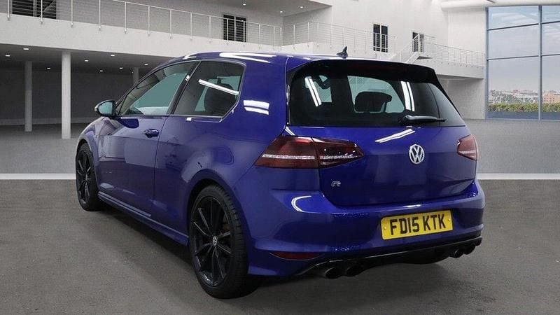 Used VW Golf VII R 2015 Blue Hatchback