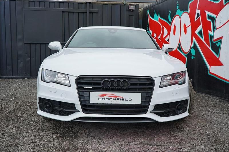 Used Audi A7 Sportback Black Edition 313 HP (230 kW) 2014 White Hatchback