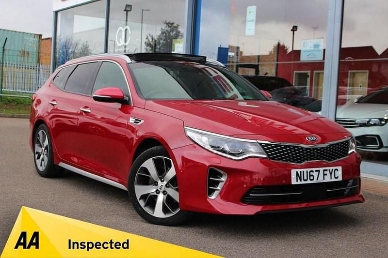 Red Used 2017 Kia Optima GT-Line S Estate | £11,795 (Fair price) - Image 1/1