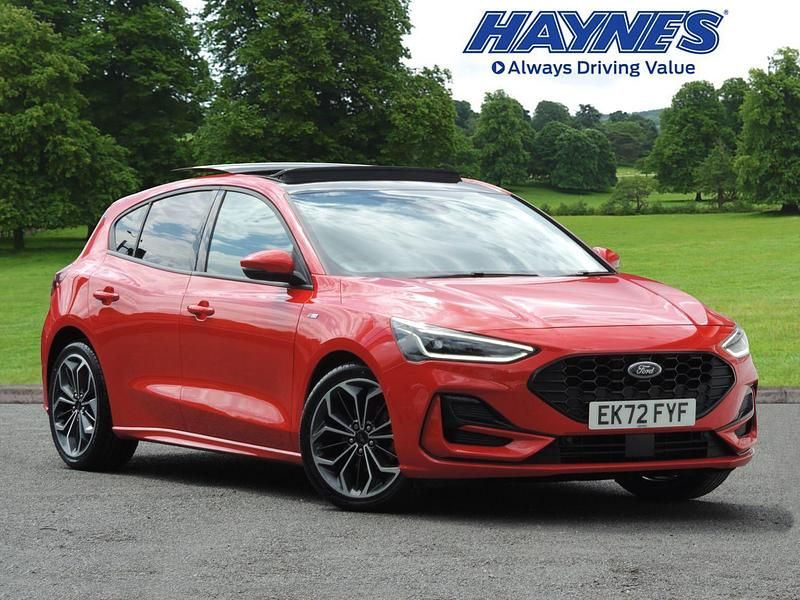 Red Used 2022 Ford Focus ST-Line Hatchback | £17,000 (A bit pricey) - Image 1/4
