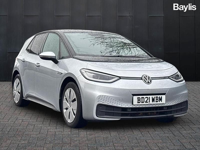 Silver Used 2021 VW ID.3 Pro Performance Hatchback | £15,968 (Fair price) - Image 1/3