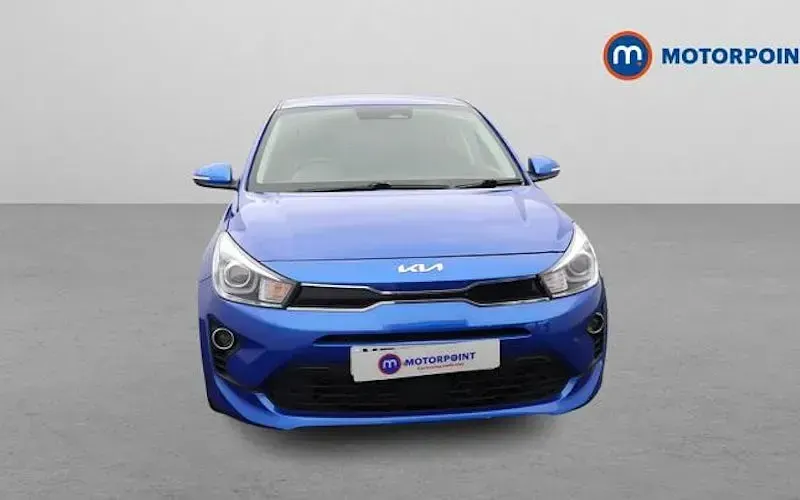 Used Kia Rio 120 HP (88 kW) 2022 Blue Hatchback