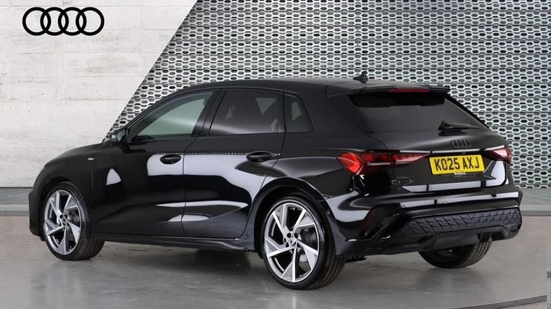 New Audi A3 Black Edition 150 HP (110 kW) 2025 Black Hatchback
