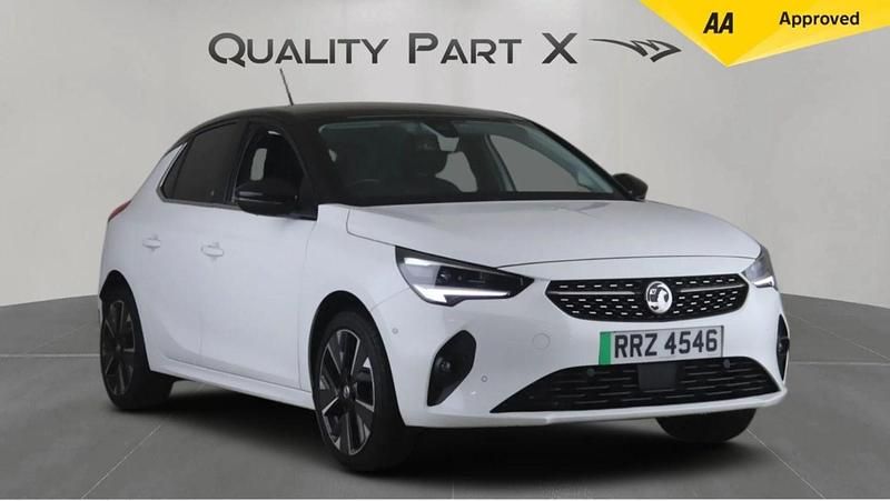 Used Vauxhall Corsa-e Elite 100 kW (136 HP) 2020 White Hatchback