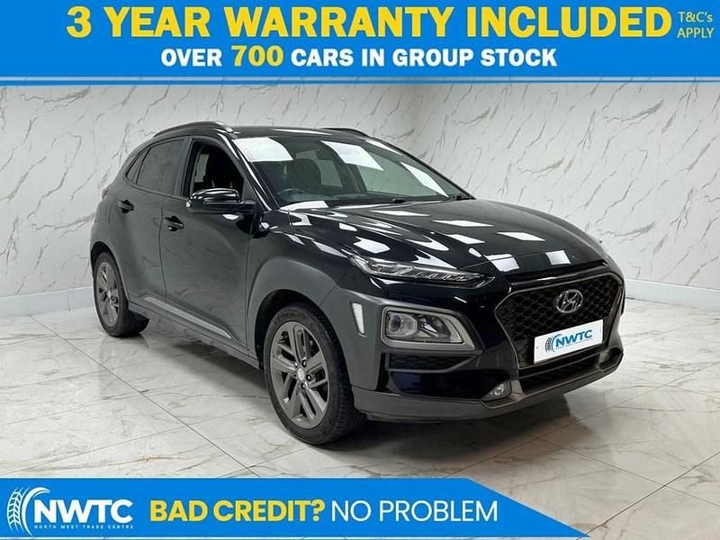 Black Used 2019 Hyundai Kona Premium SUV | £9,295 (Fair price) - Image 1/4