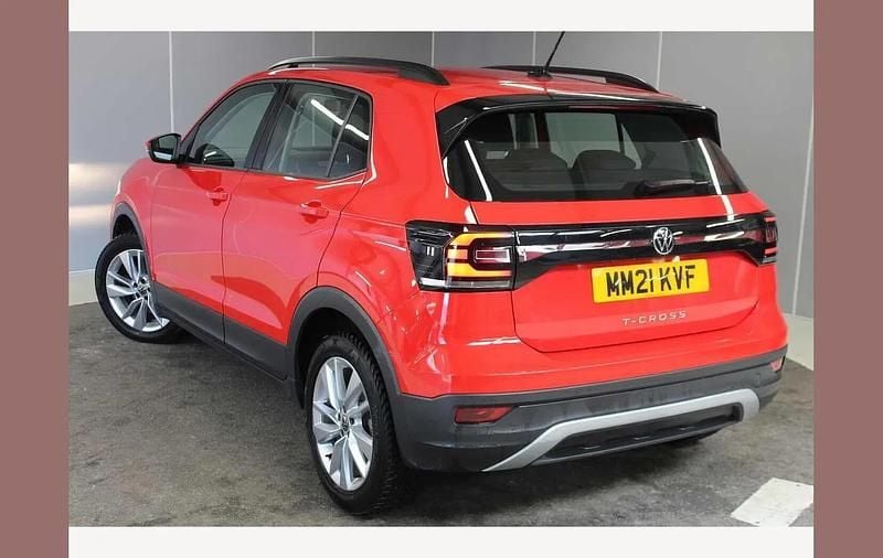 Used VW T-Cross SE 110 HP (80 kW) 2021 Red SUV
