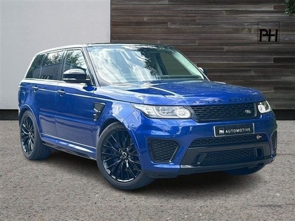 Blue Used 2017 Land Rover Range Rover Sport SVR SUV | £33,460 (Super price) - Image 1/1