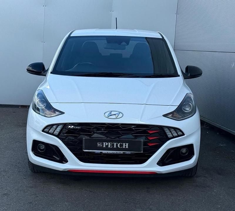 White Used 2022 Hyundai i10 N Line Hatchback | £13,495 (Fair price) - Image 1/4