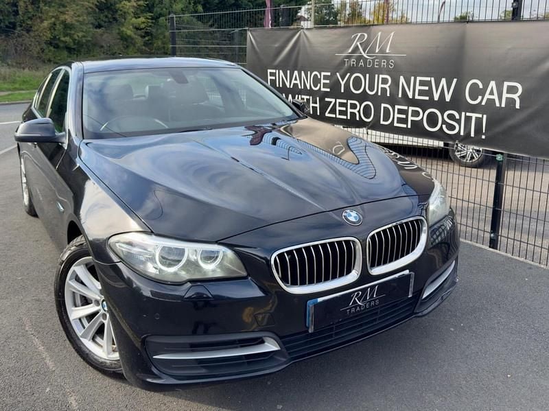 Black Used 2015 BMW 520 Sedan | £6,495 (Good price) - Image 1/4