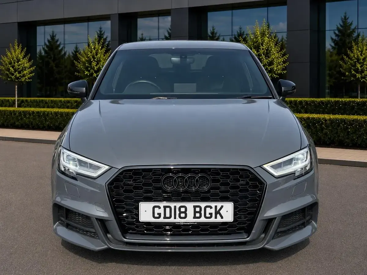 Used Audi A3 Black Edition 190 HP (139 kW) 2018 Grey Sedan