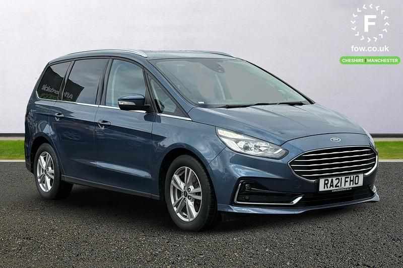 Blue Used 2021 Ford Galaxy Titanium MPV | £21,599 (Fair price) - Image 1/4