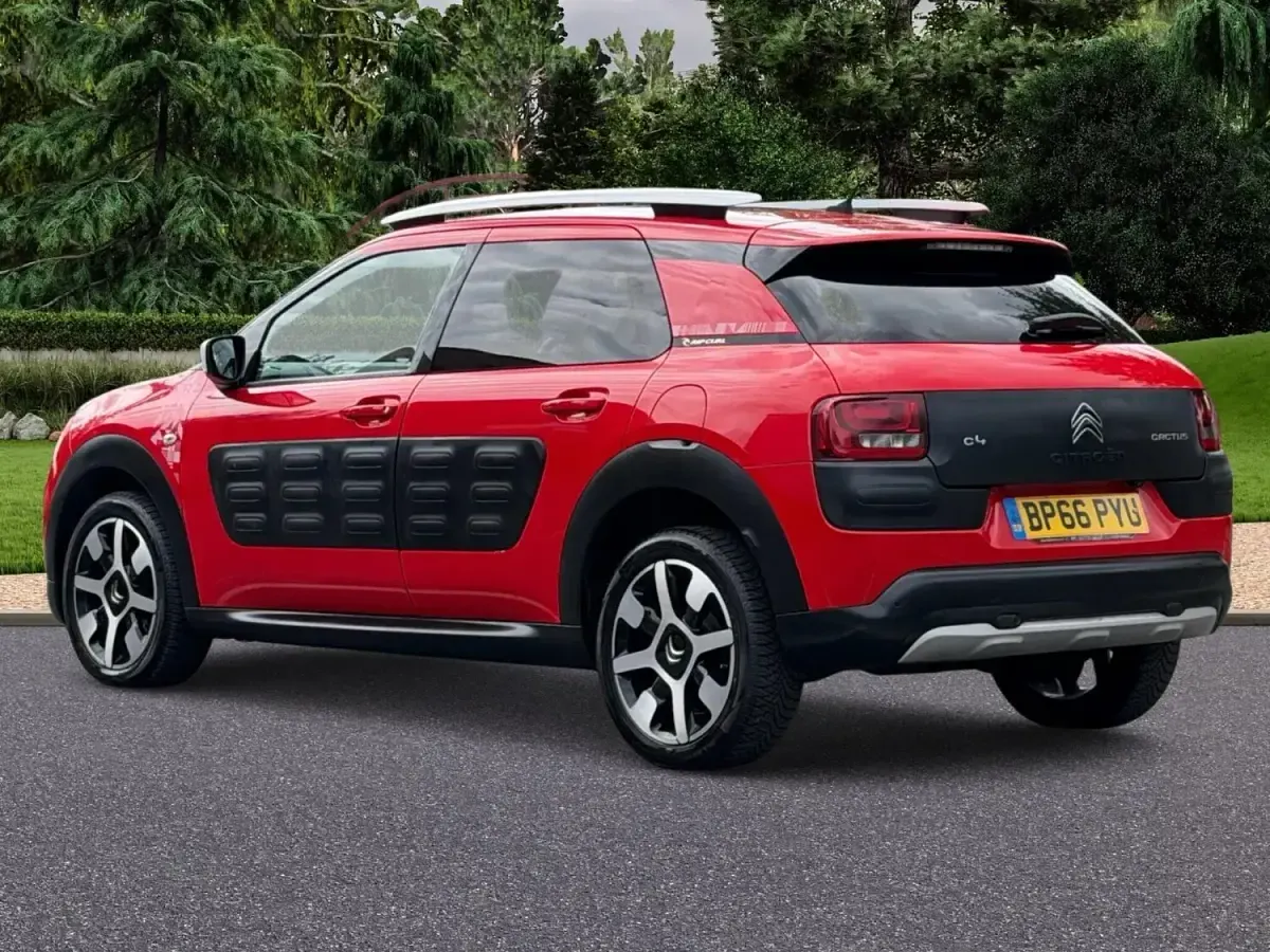 Used Citroën C4 Cactus Rip Curl 108 HP (79 kW) 2016 Red Hatchback