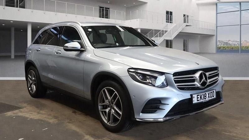 Used Mercedes GLC220 AMG line 170 HP (125 kW) 2018 Silver SUV