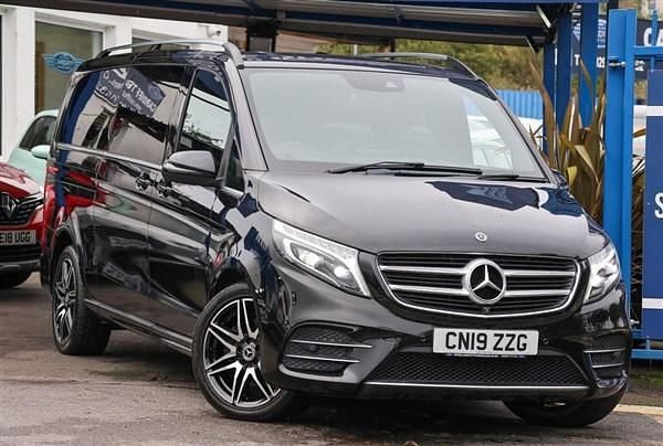 Black Used 2019 Mercedes V250 AMG line MPV | £36,991 (Fair price) - Image 1/1