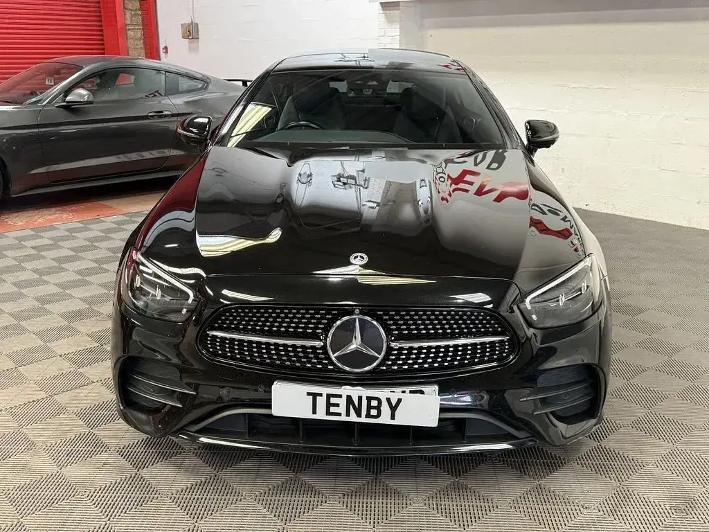 Used Mercedes E300 AMG line 258 HP (189 kW) 2022 Black Coupe