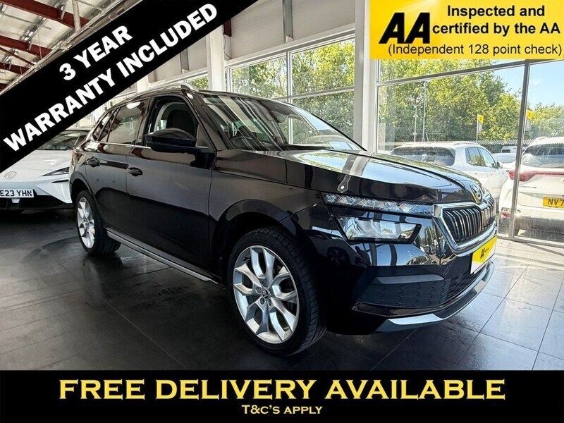 Black Used 2021 Skoda Kamiq SE L SUV | £16,245 (Fair price) - Image 1/2