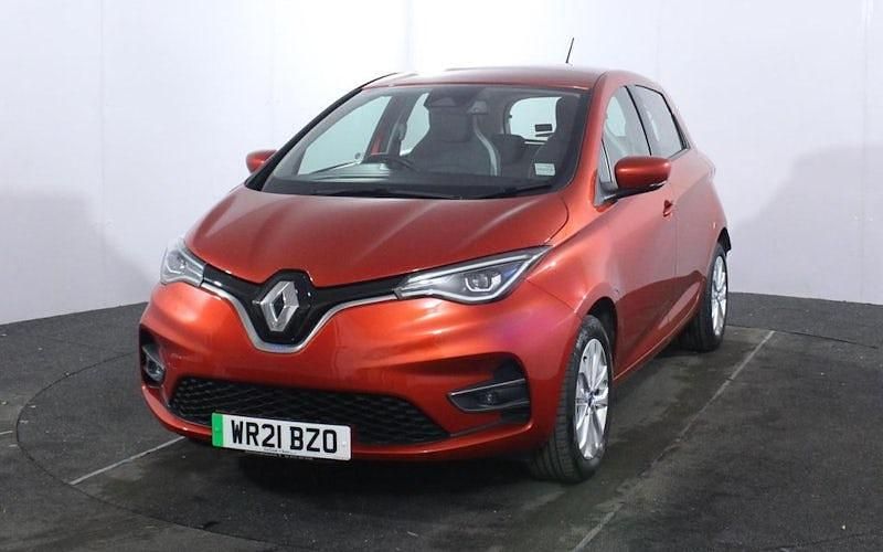 Usado Renault Zoe Iconic 80 kW (109 CV) 2021 Rojo Utilitario