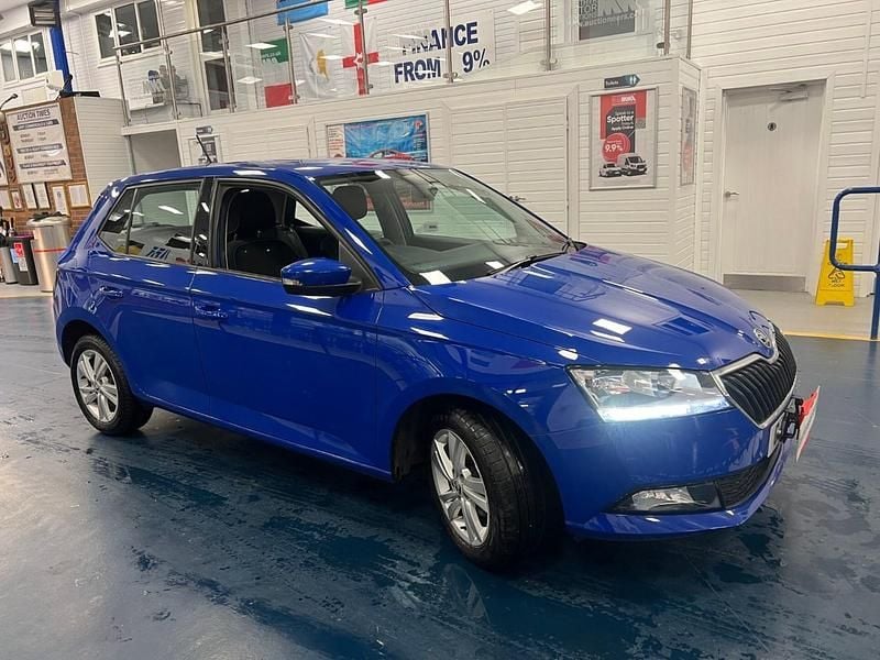 Used Skoda Fabia SE 60 HP (44 kW) 2021 Blue Hatchback