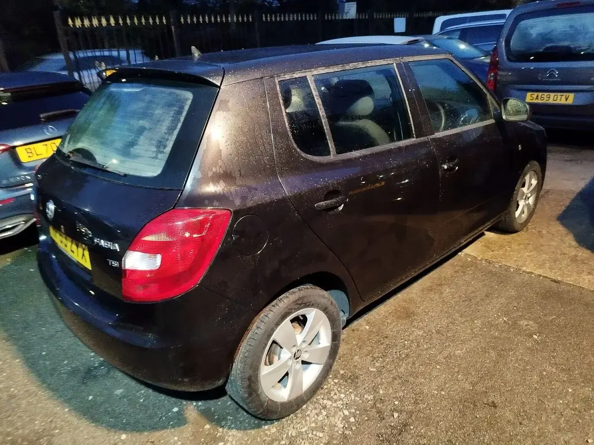Used Skoda Fabia SE 105 HP (77 kW) 2013 Black Hatchback