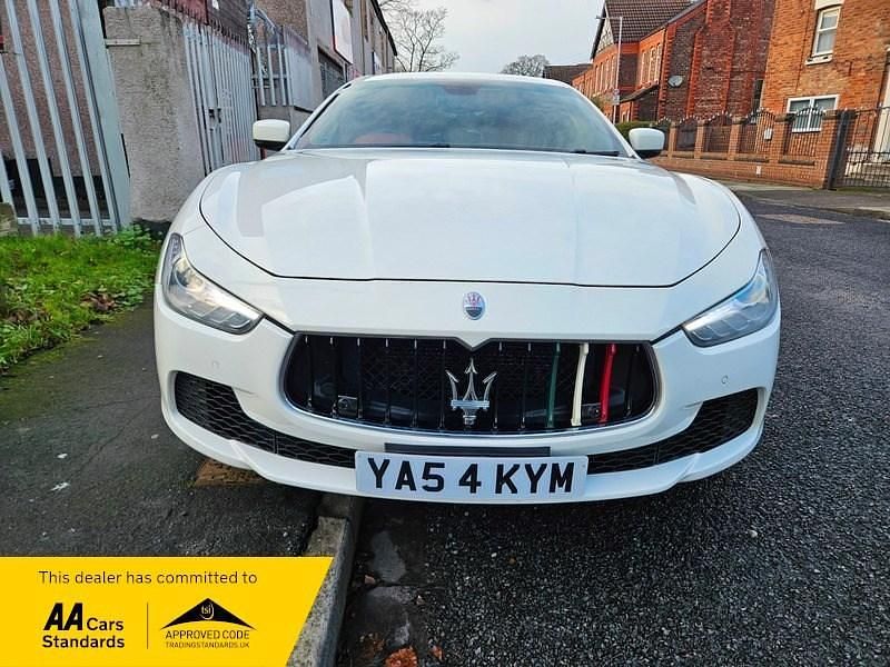 Used Maserati Ghibli 2014 White Sedan