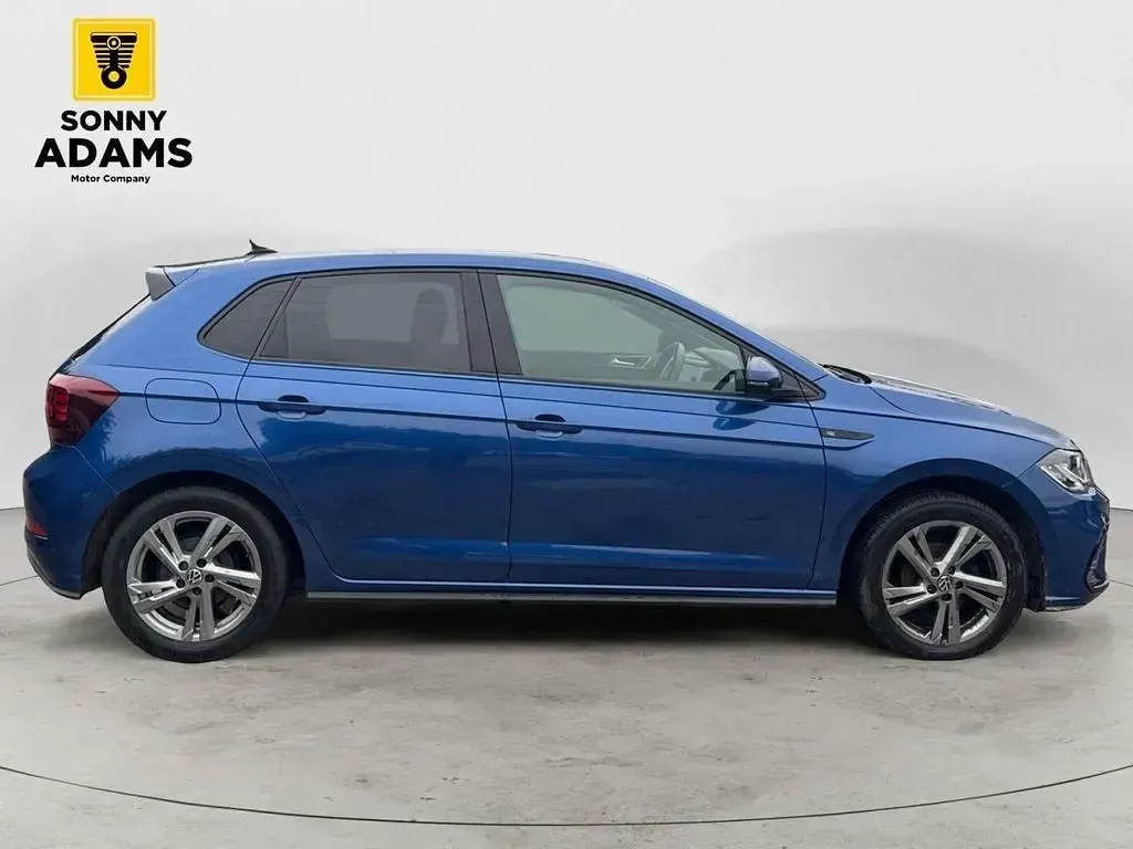 Used VW Polo R-line 95 HP (69 kW) 2022 Blue Hatchback