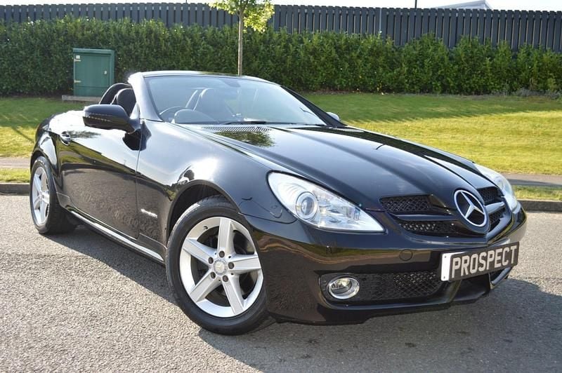 Usado Mercedes SLK200 2008 Preto Cabrios