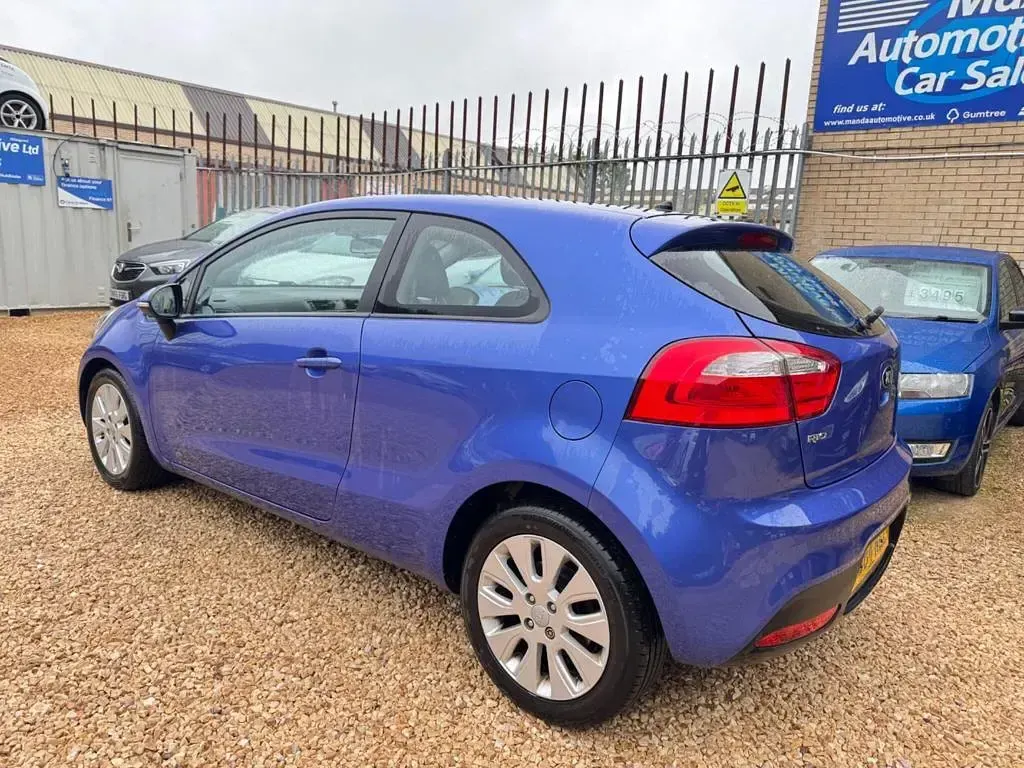 Used Kia Rio 2014 Blue Hatchback