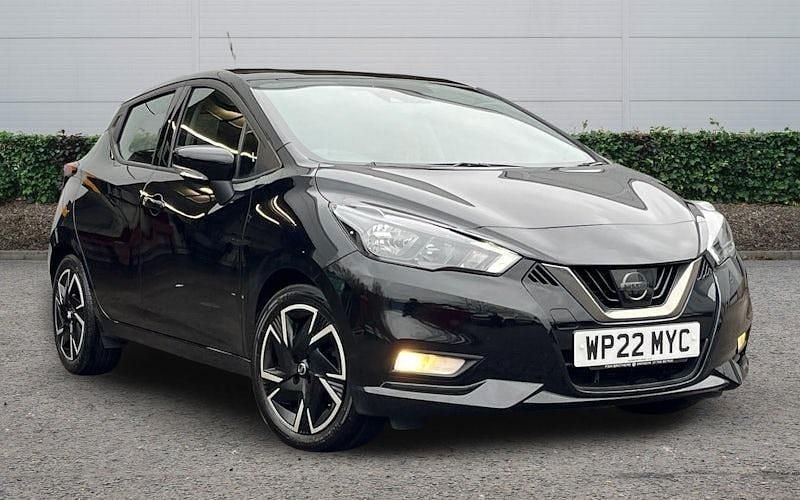 Used Nissan Micra Acenta 92 HP (67 kW) 2022 Black Hatchback
