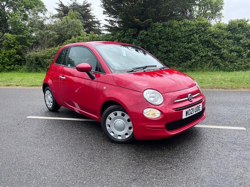 Red Used 2021 Fiat 500 Pop Hatchback | £6,995 (Good price) - Image 1/4