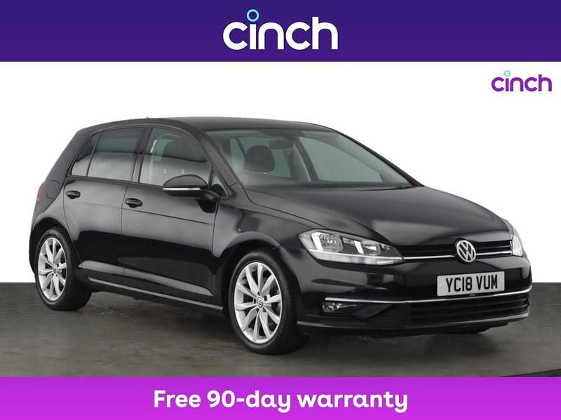 Black Used 2018 VW Golf VII GT Hatchback | £15,399 (Fair price) - Image 1/3
