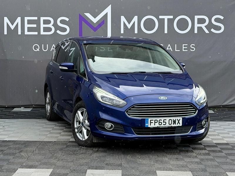 Used Ford S-MAX Titanium 150 HP (110 kW) 2015 Blue MPV