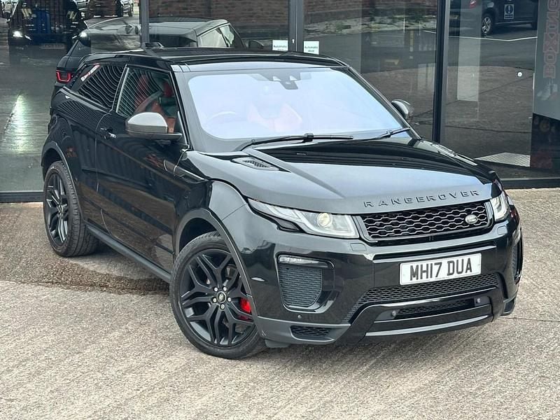 Black Used 2017 Land Rover Range Rover evoque HSE Dynamic Coupe | £10,795 (Fair price) - Image 1/4