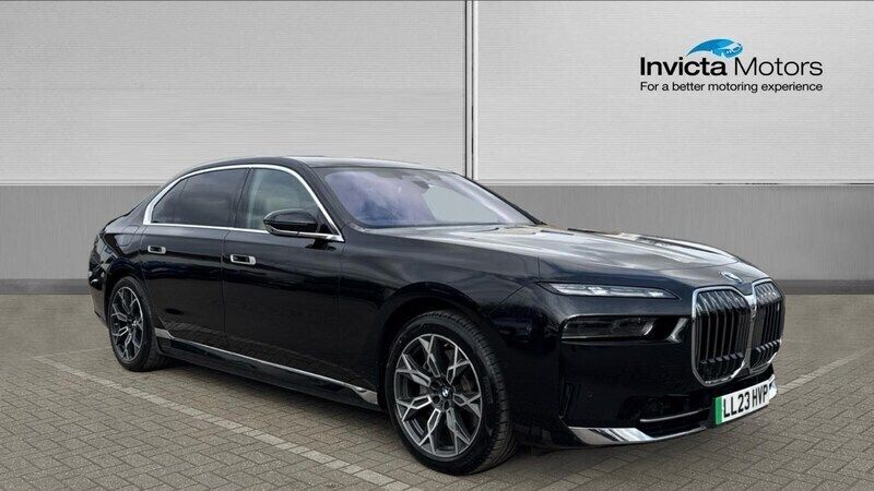 Black Used 2023 BMW i7 Comfort Edition Sedan | £60,699 (Good price) - Image 1/4