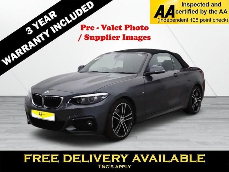 Grey Used 2020 BMW 220 M Sport Cabriolet | £19,395 (Fair price) - Image 1/4