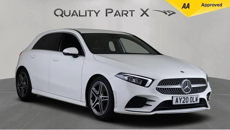 White Used 2020 Mercedes A200 AMG line Hatchback | £15,350 (Good price) - Image 1/4