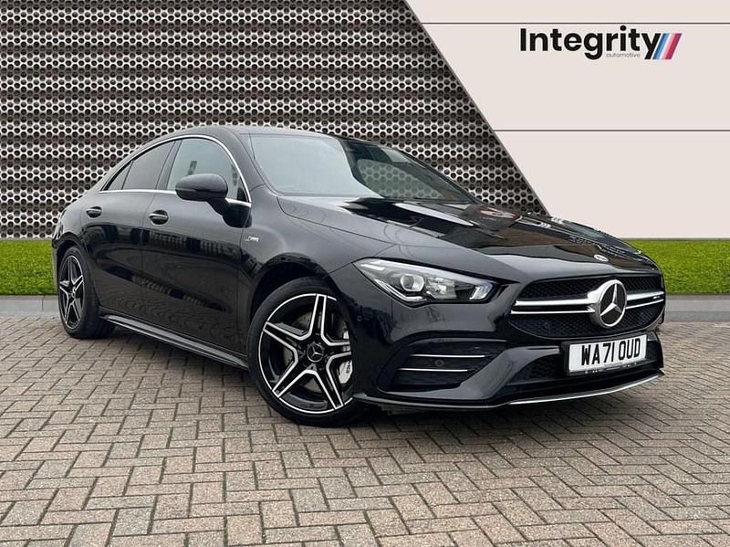 Black Used 2021 Mercedes CLA35 AMG AMG Coupe | £28,495 (Super price) - Image 1/4
