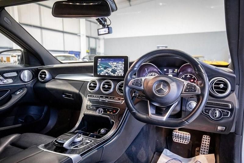 Used Mercedes C250 AMG line 2018 Silver Sedan