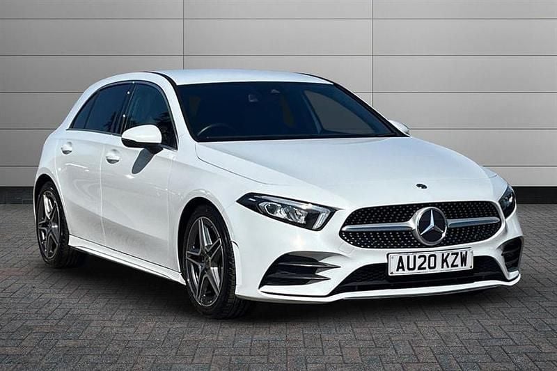 White Used 2020 Mercedes A200 AMG line Hatchback | £17,695 (Fair price) - Image 1/4